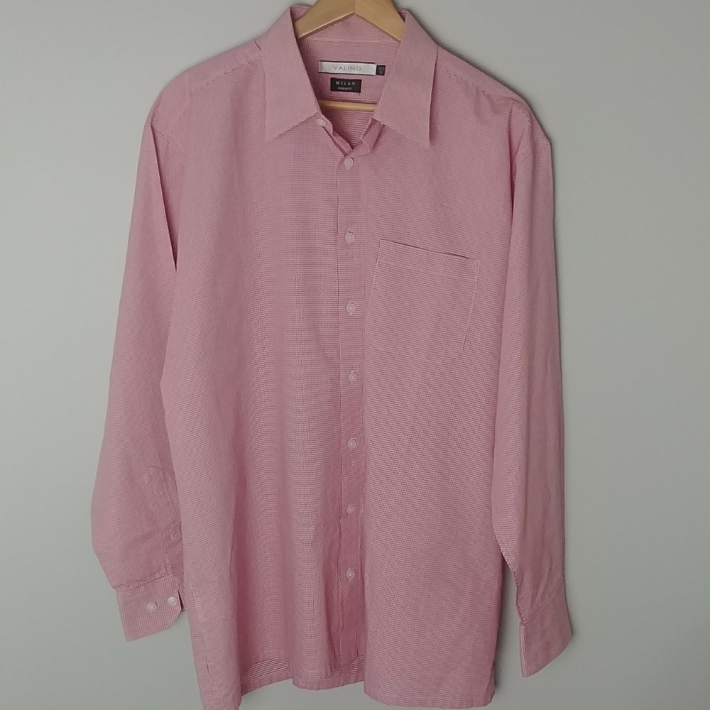 Valino Milan Regular Fit Long Sleeve Button Down Shirt